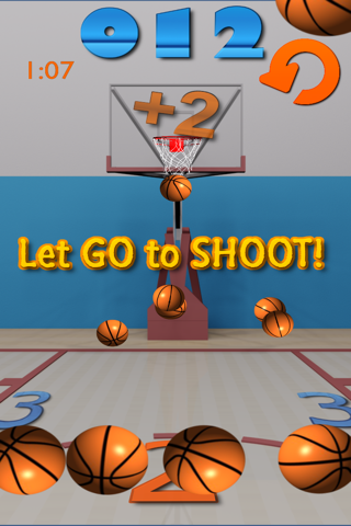 Hot Shot BBALL Shootout - A Basketball Shoot Em Up screenshot 3