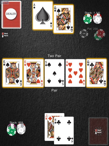 Screenshot #6 pour Heads Up: Holdem HD (1-on-1 Poker)