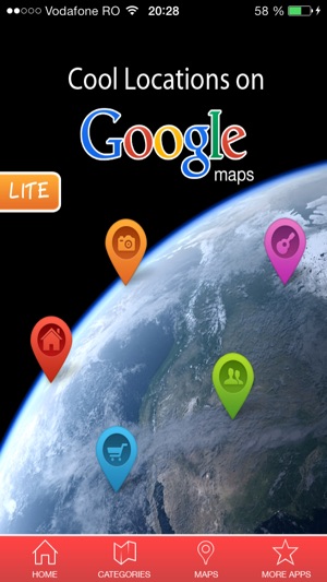 Cool Locations on Google Maps Lite