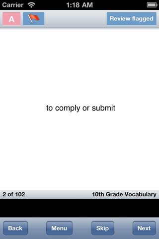 10th Grade English Vocabulary screenshot 3