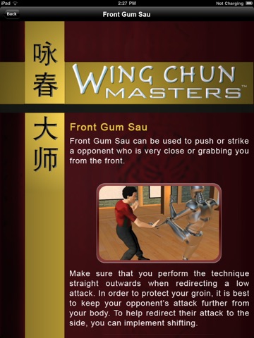 Wing Chun Masters - iPad Version screenshot 2