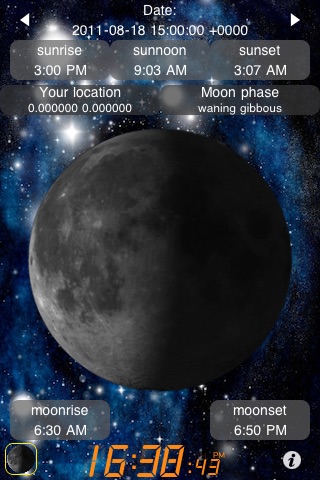 Moon Calendar + Sunrise Sunset screenshot 2