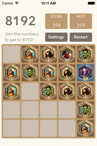 2048:MultiTheme screenshot 3