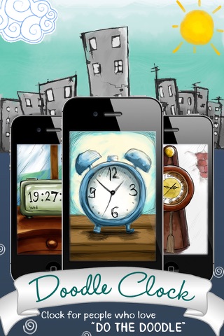 Color Doodle Clock screenshot 2