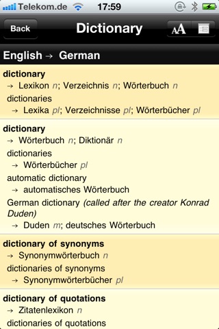 Lingolia Language Guide German screenshot 3