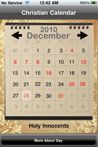 Christian Calendar