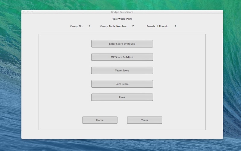 Screenshot #2 pour Bridge Pairs Score