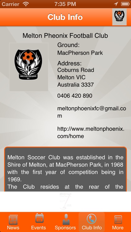 Melton Phoenix Football Club screenshot-4