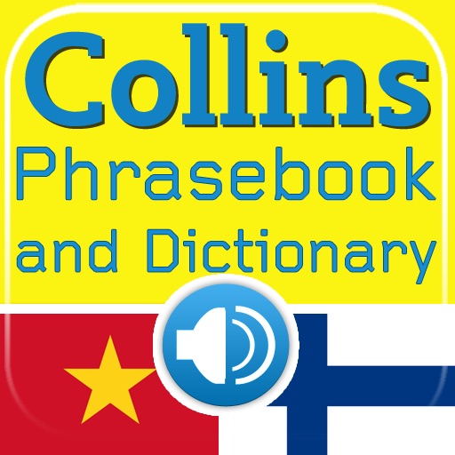 Collins Vietnamese<->Finnish Phrasebook & Dictionary with Audio icon