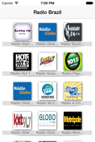 Meu Rádios Brasil: Brasileira Todos os rádios no mesmo app! Felicidades rádio;)のおすすめ画像1