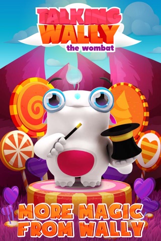 Talking Wally the Wombat Free Cute Talk Play Game App screenshot 2