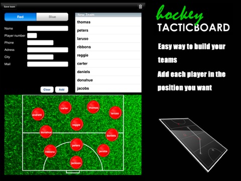 Hockey tacticboard screenshot 2