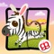 Wildlife Jigsaw Puzzles 123 - Fun Learning Puzzle Game for Kids