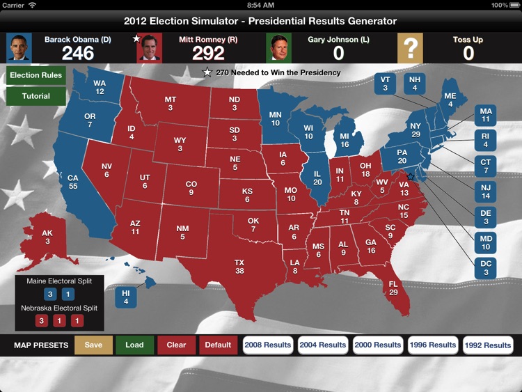 2012 Election Simulator screenshot-4