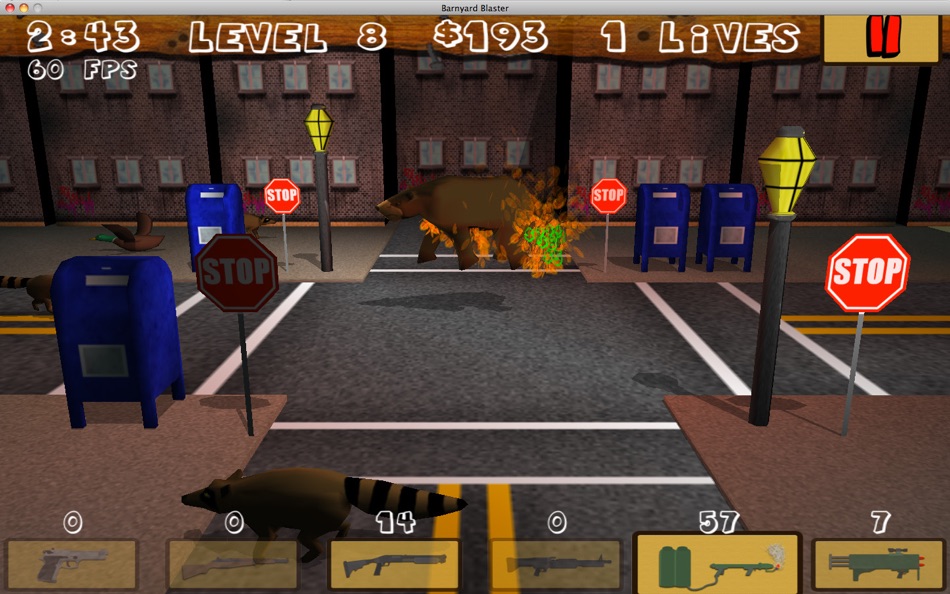 #3. Barnyard Blaster Lite for Mac OS X (macOS) Bởi: Nuclear Nova Software