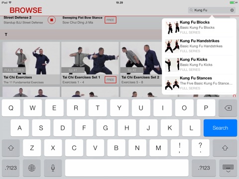 Martial Arts College: Video Lessons for iPad screenshot 4