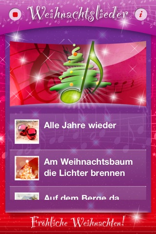 WEIHNACHTSLIEDER - Die grösste Weihnachtslieder-Sammlung mit Texten, Musik, und Notenblättern für 50 Lieder - auch zum Mitsingen ! screenshot 2