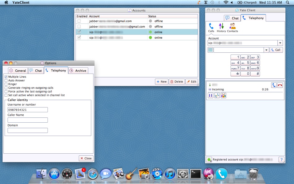 #2. YateClient (macOS) 게시자: Null Team Impex SRL