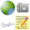 * Record the story of your vacation with text, pictures and maps and recordings