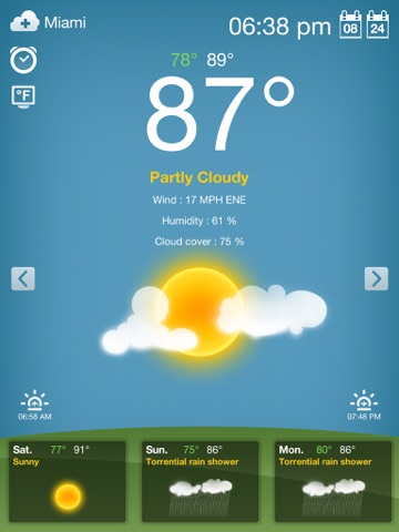 Weather for iPad screenshot 2
