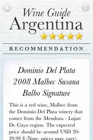 Wine Guide Argentina screenshot 3