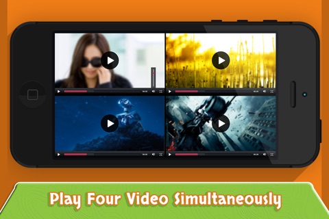 EX-4 Video Player-Play 4 Video Simultaneously screenshot 3
