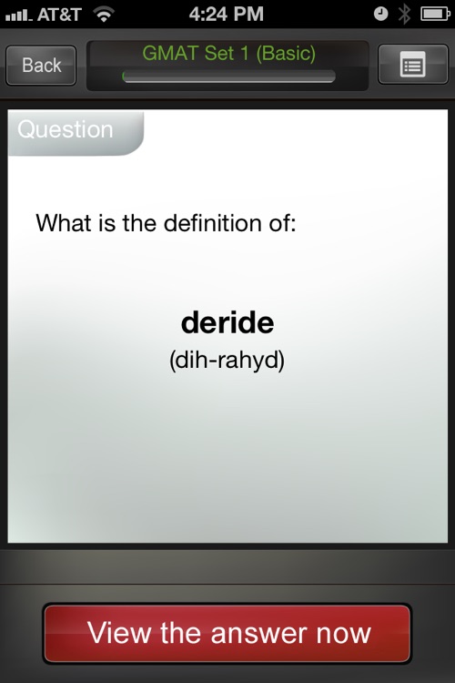 GMAT Vocab