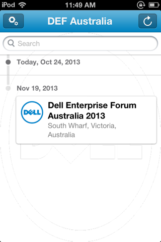 Dell Enterprise Forum Australia 2013 screenshot 2