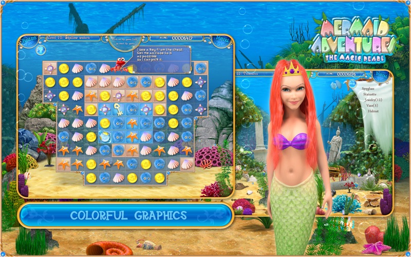 Screenshot #1 pour Mermaid Adventures: La Perle Magique