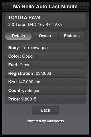 Ma Belle Auto Last Minute screenshot 2