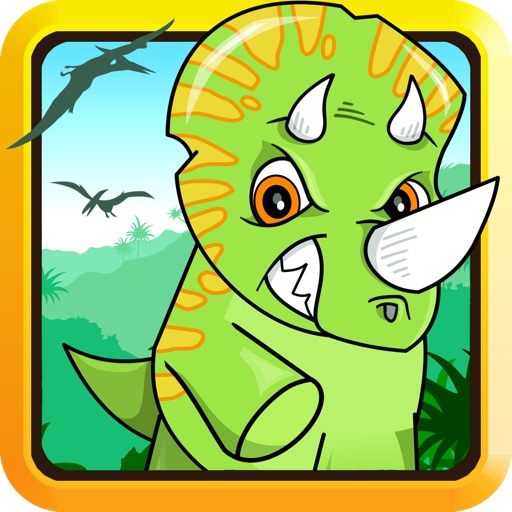 A Baby Dinosaur's T-Rex and Caveman Escape iOS App