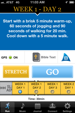 Run for God 5K Challenge Health & Fitness Audio Alerts