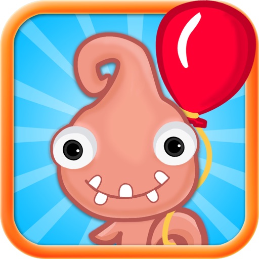 Cute Monsters Mania Dash - Tiny Balloon Heroes (Top Best Free Kids Games) Icon