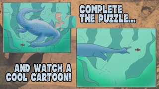 dinosaur jigsaw puzzles free - fun animated kids jigsaw puzzle with hd cartoon dinosaurs! iphone screenshot 3