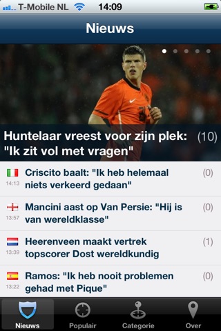 Voetbalnieuws screenshot 2