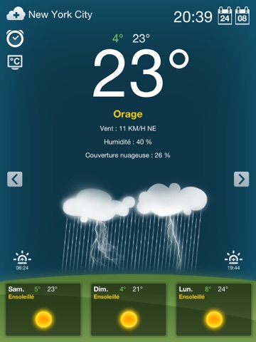 Weather for iPad screenshot 3