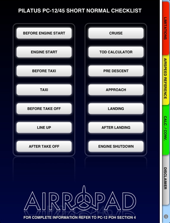 Checklist PC-12