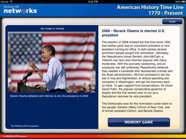 American History Time Line