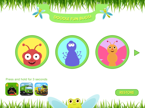 Doodle Fun Bugs Free - Preschool Coloring and Drawing Game for Kidsのおすすめ画像5