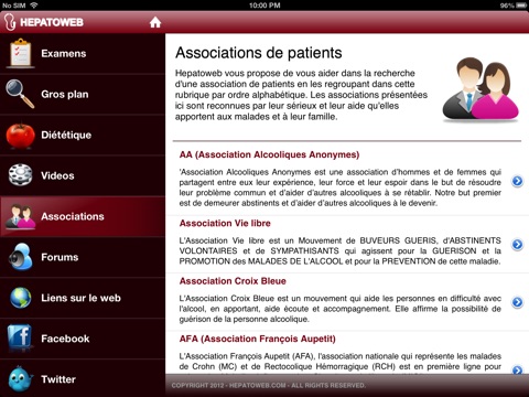 Hepatoweb HD screenshot 4