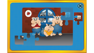 Screenshot #1 pour Les 3 petits cochons – Mémoire – Puzzle – Livre (Lite)