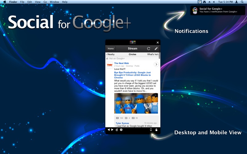 Social for Google+ thumbnail 1