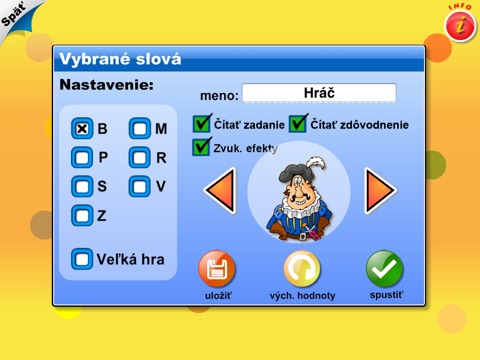 ABC Slovenčina 1 - Vybrané slová -Súboj pirátov screenshot 2