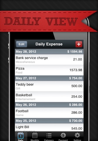 Daily Expense Manager Lite screenshot 3