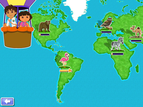 Dora & Diego's Sticker Safari HD screenshot 4