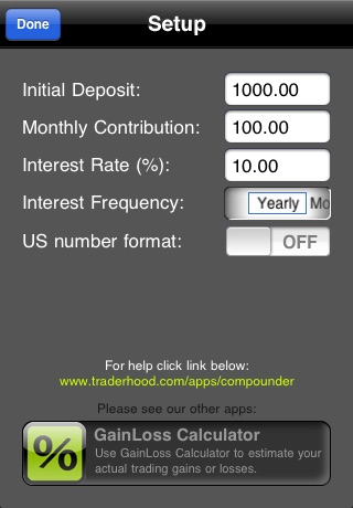 Compounder - Compound Interest Calculator screenshot 2