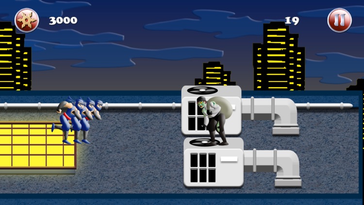 Power of the Ninja 3 - A Samurai vs Zombie Slasher Rooftop Battle FREE screenshot-3