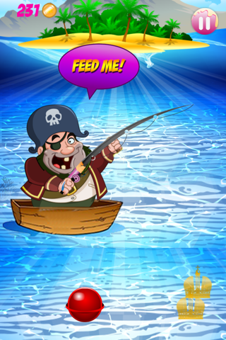 A Crazy Pirate Fishing Boat Island Adventure - Catch and Slice Your Ocean Food screenshot 2