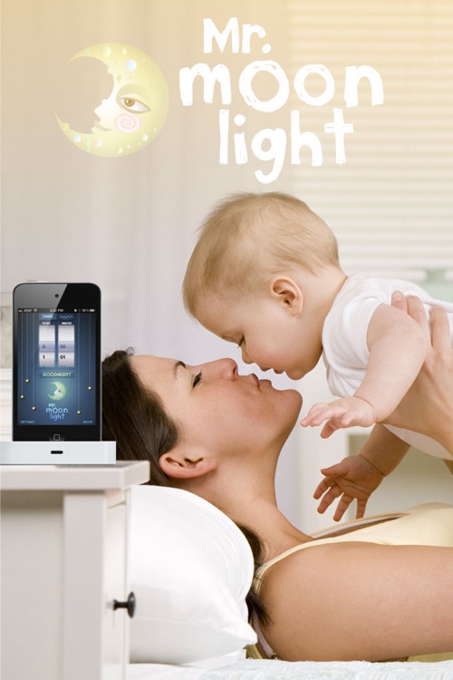 Mr. MoonLight : Kids Visual Alarm Clock and Nightlight for Sleep Training