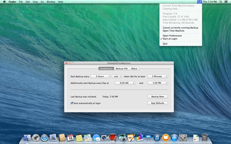 Screenshot #2 pour iScheduleTimeMachine - The Time Machine Scheduler